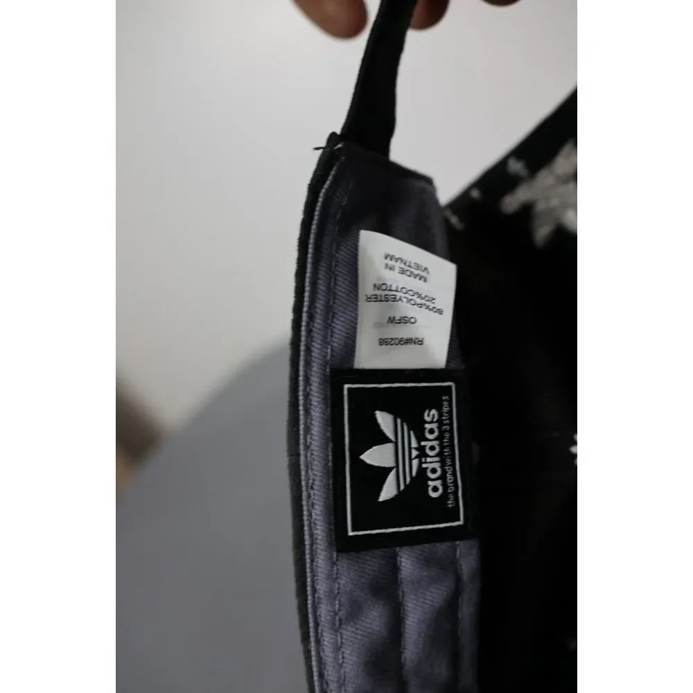 Gray Suede Adidas Snapback Hat Cap Embroidered Logo‎